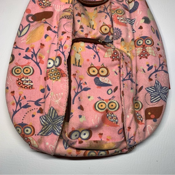 Union Bay OWLS Adjustable Braided Rope Strap Sling Bag Purse Cross Body - Picture 2 of 9